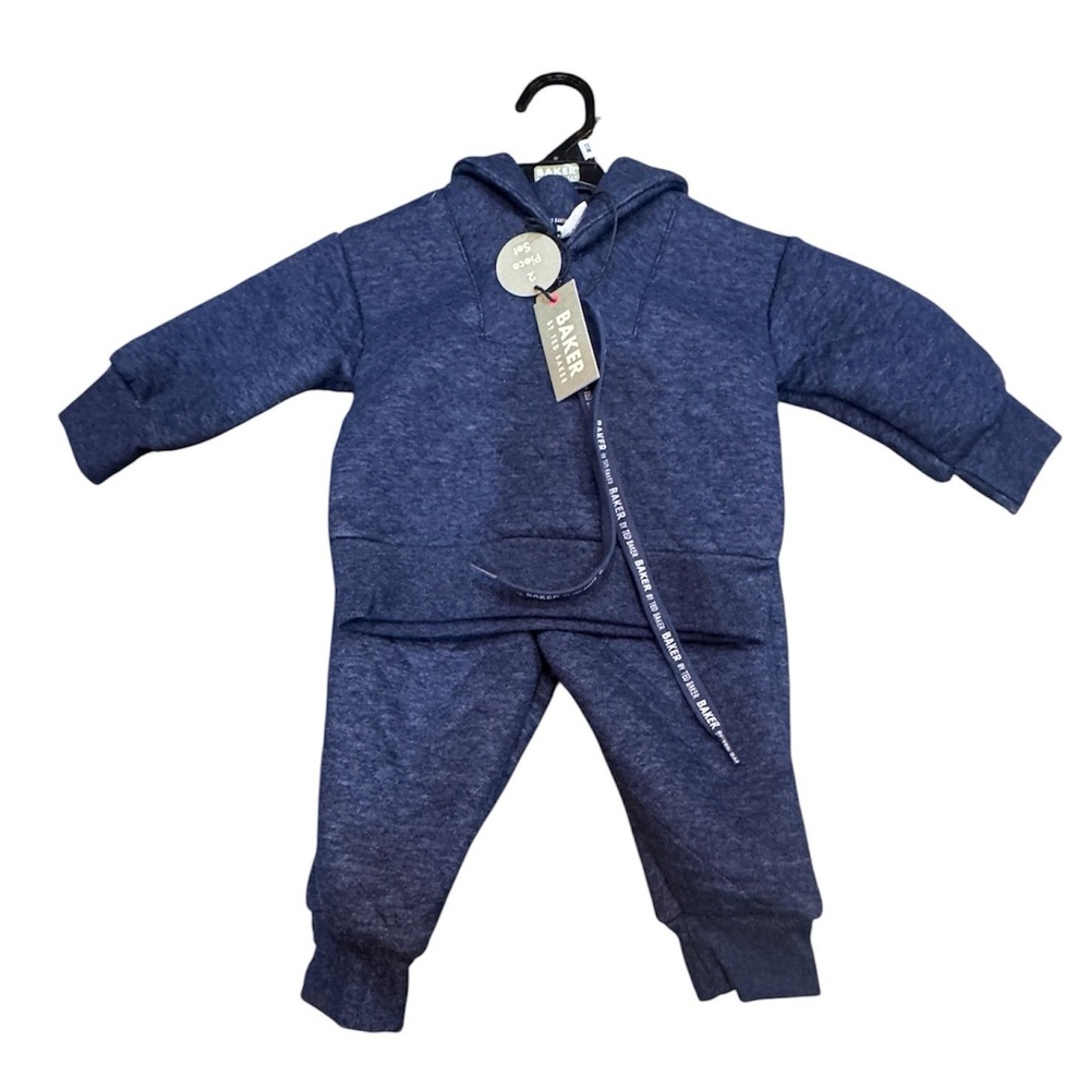 Baler By Ted Baker 2-piece hoodie and sweatpants set Size 12 Months Blue